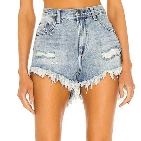 One Teaspoon Outlaws denim shorts - Picture 1 of 7